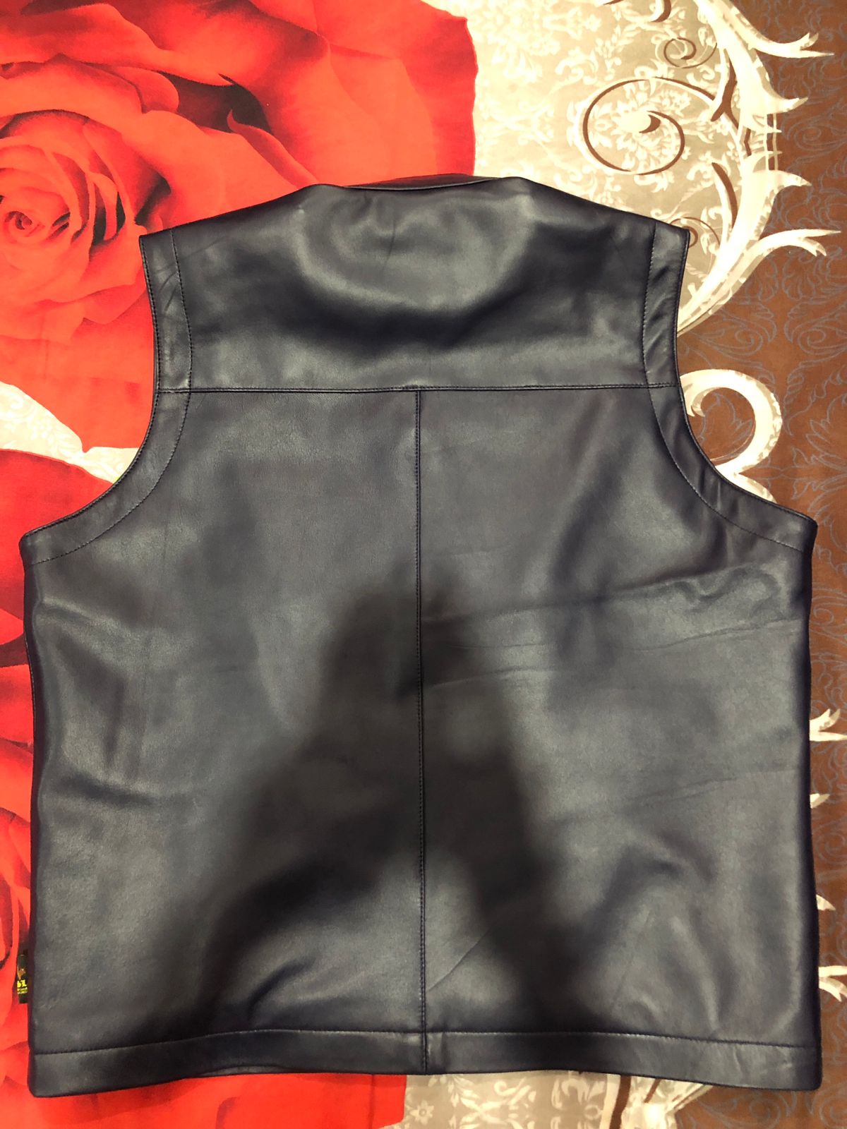 Successor Leather Vest with zipper pockets
