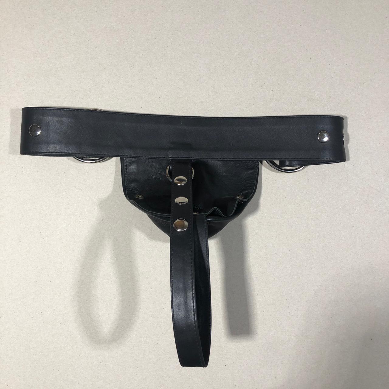 SUCCESSOR LEATHER COW LEATHER JOCKSTRAP WITH COD PCS