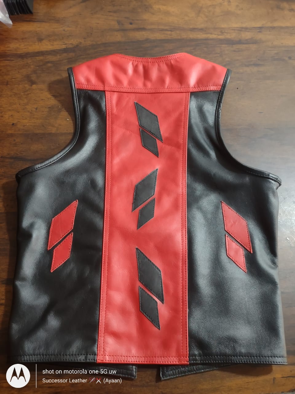 HERLIQUIN LEATHER VEST