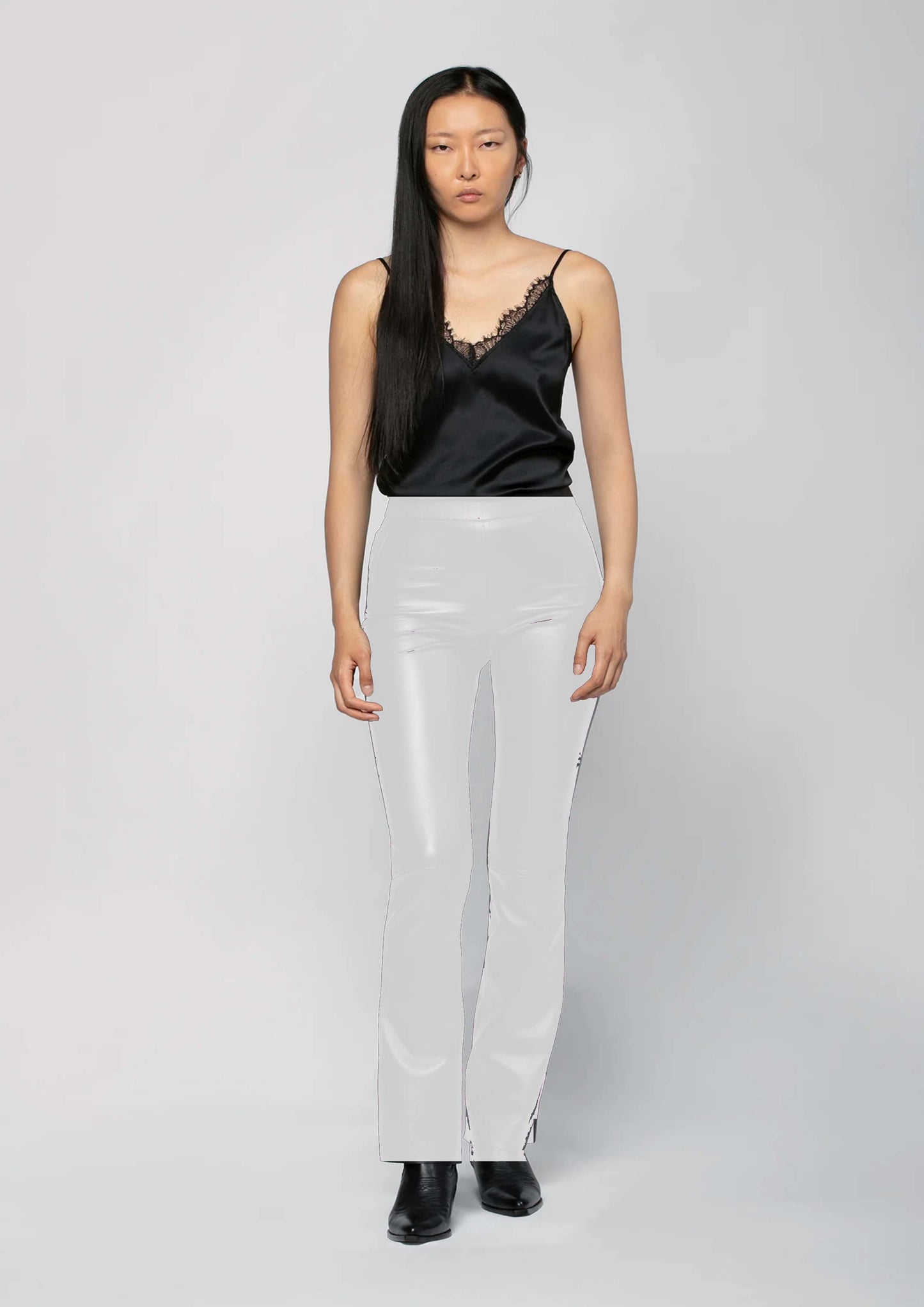 Women Leather Baggy Pant