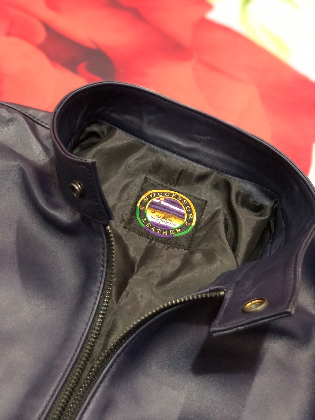 Successor Leather Vest with zipper pockets
