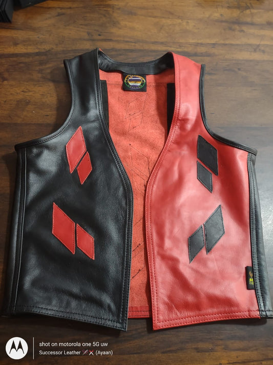 HERLIQUIN LEATHER VEST