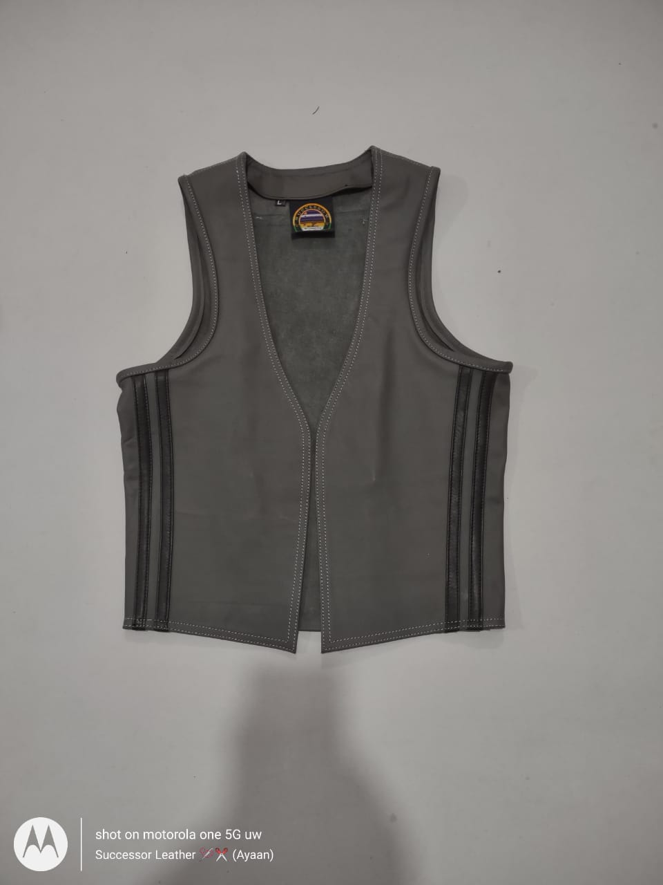 LEATHER BERLIN STYLE BAR VEST