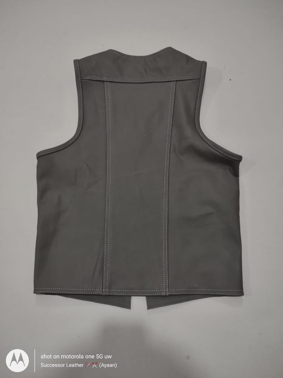 LEATHER BERLIN STYLE BAR VEST