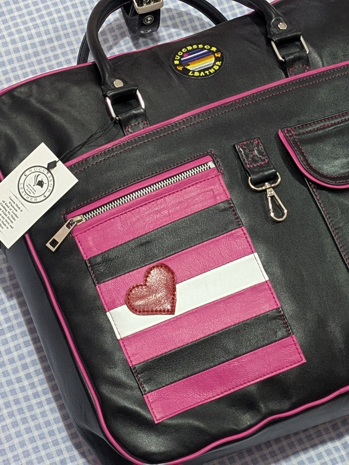 SUCCESSOR LEATHER Cow Leather Laptop bag